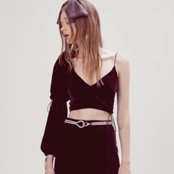 For Love and Lemons Viva Crop Top - Picture 1 of 5